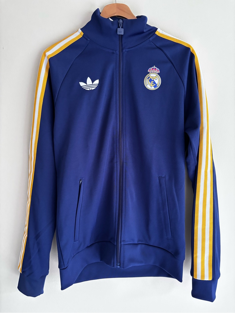Adidas Originals Real Madrid OG Track Top Mens Small Dark Blue KE3846 NWT